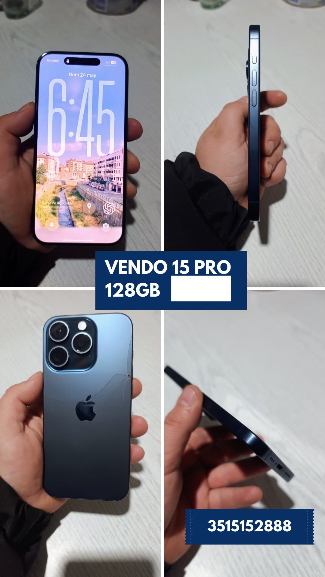iPhone 15 pro precio en pesos